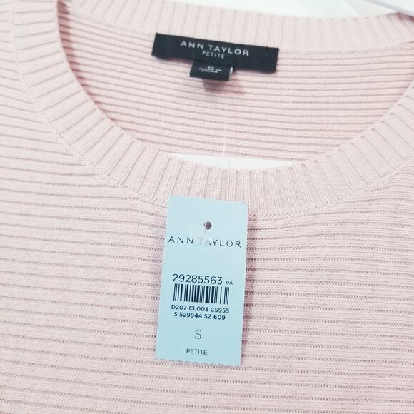 Ann Taylor Ruffle Knit Sweater Blouse - Picture 3 of 10